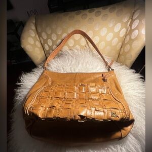 The Sak Vintage Tan Leather Hobo Bag